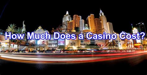 how much does it cost to run a casino